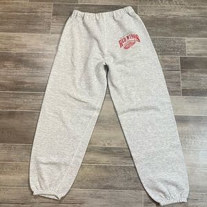 Vintage Detroit Red Wings Jogger Pants 1991 Jostens